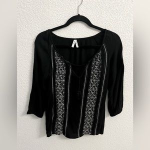 Mudd Brand- Black Blouse